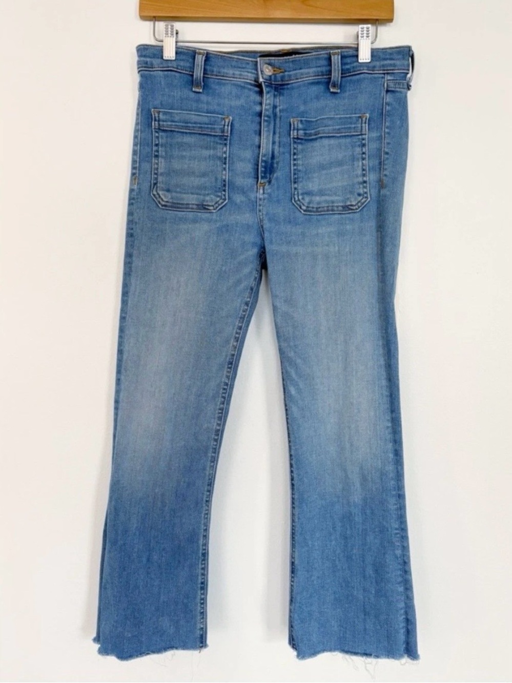 Veronica Beard Ocean Blue Carolyn 10 Baby Boot Jeans Size 31